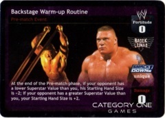 Backstage Warm-up Routine